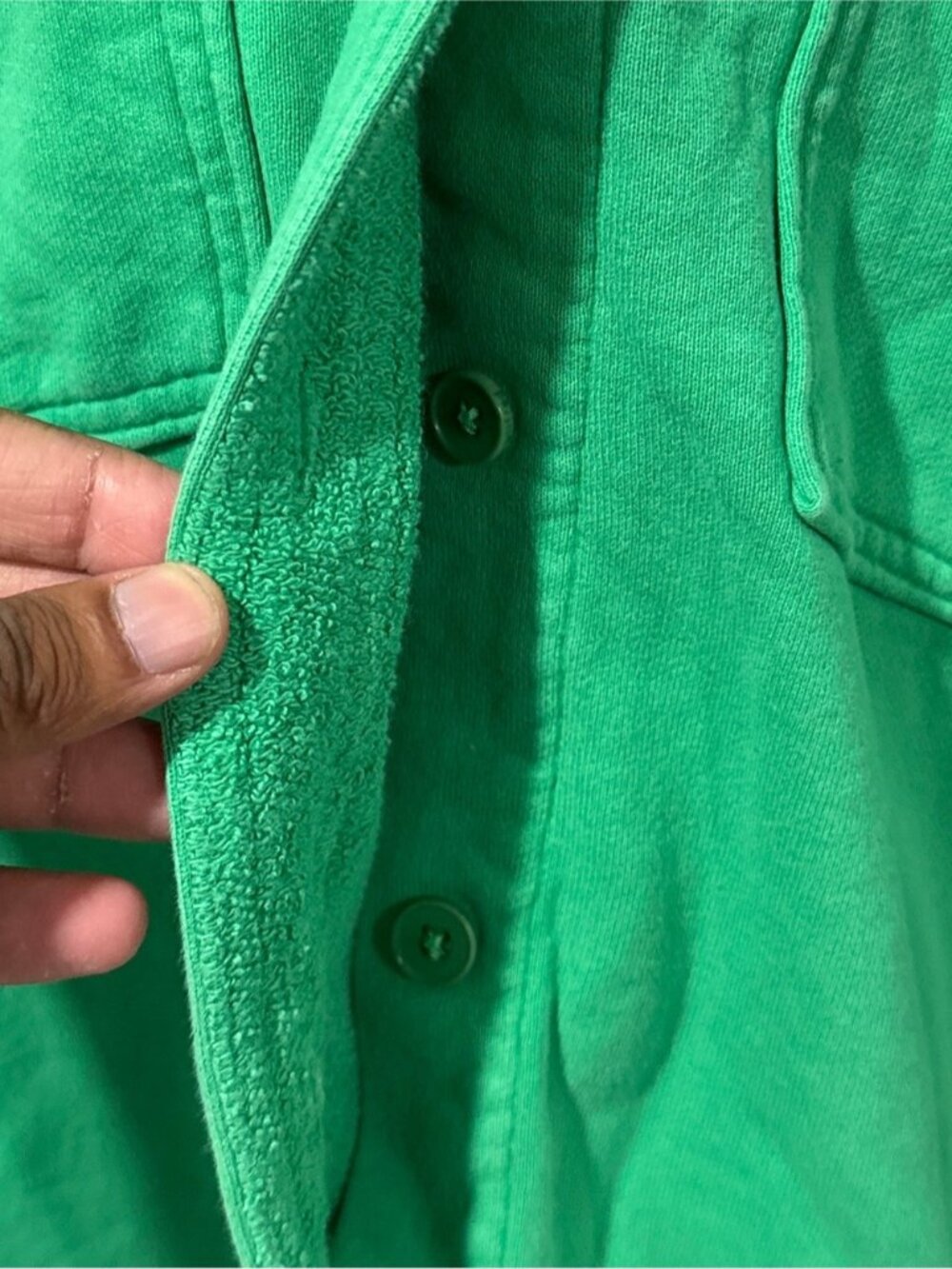 Wilfred Free Green Oversized Shirt Jacket Shacket Size M - Picture 4 of 11